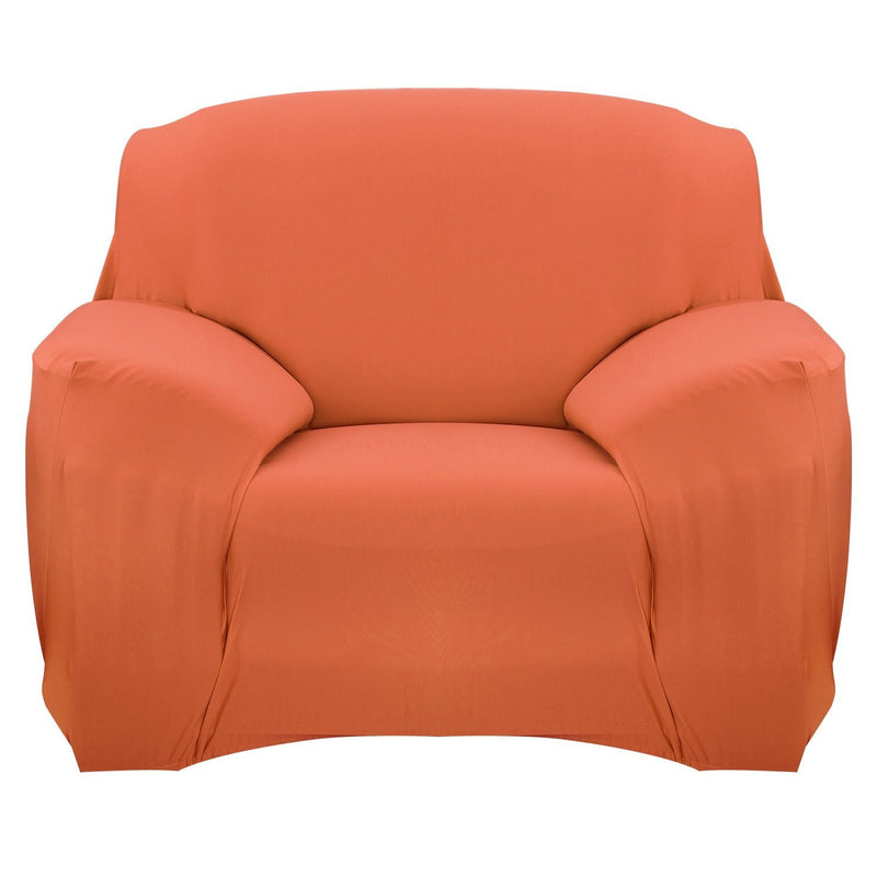 Printed Stretch Sofa Cover Household Appliances Chair Orange - DailySale