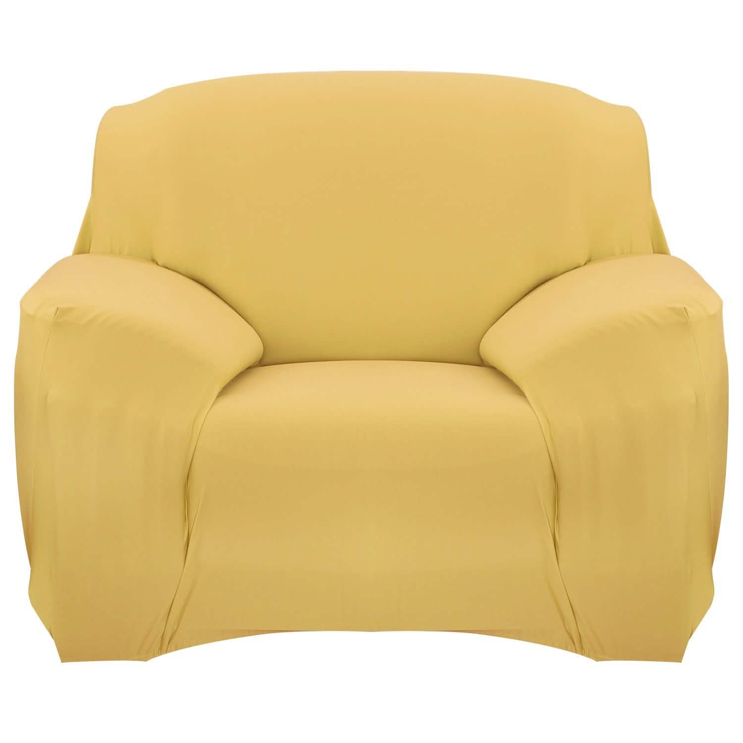 Printed Stretch Sofa Cover Household Appliances Chair Yellow - DailySale