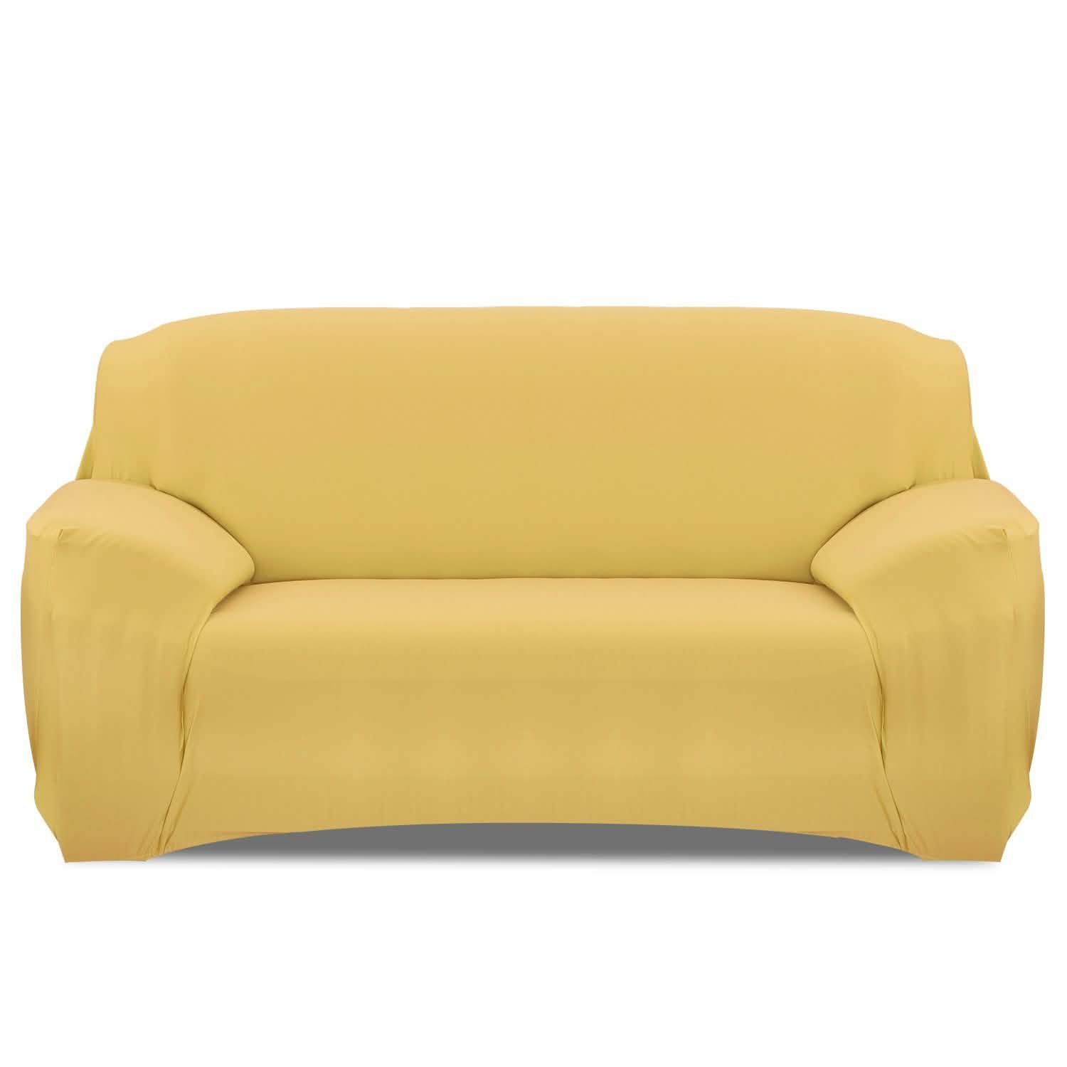 Printed Stretch Sofa Cover Household Appliances Sofa Yellow - DailySale