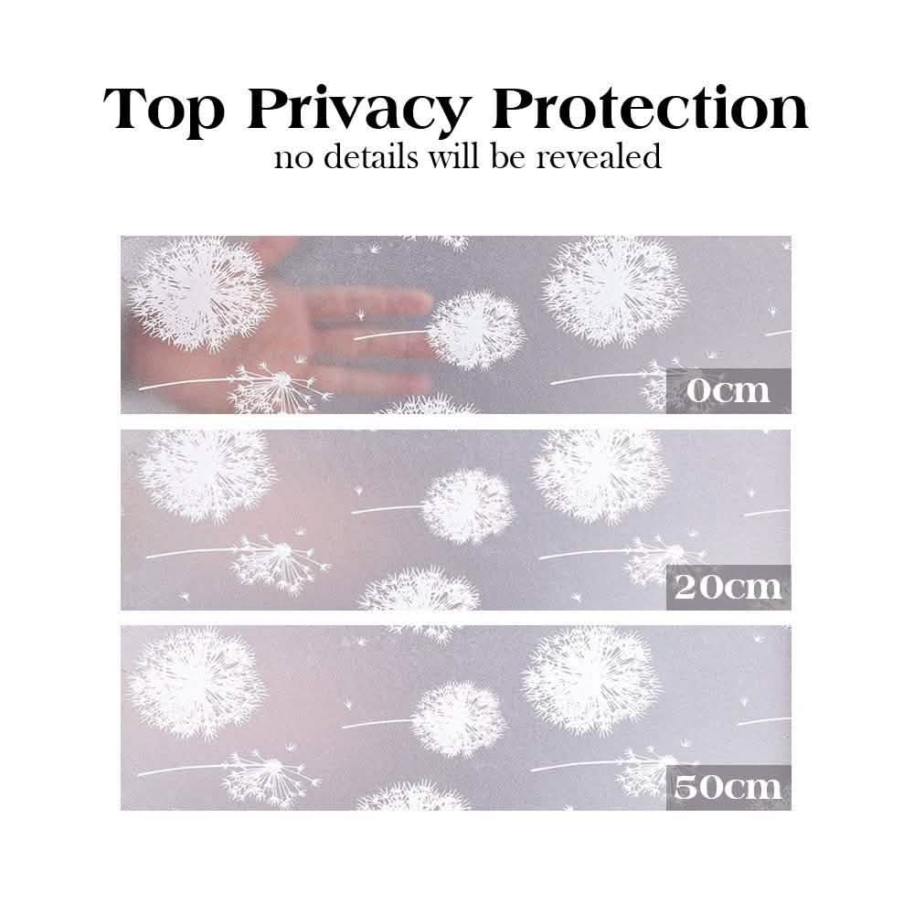 Privacy Window Film Sun Blocking Non-Adhesive Anti UV Window Sticker - Assorted Sizes and Styles Home Essentials - DailySale