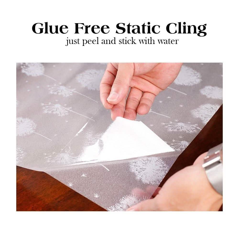 Privacy Window Film Sun Blocking Non-Adhesive Anti UV Window Sticker - Assorted Sizes and Styles Home Essentials - DailySale