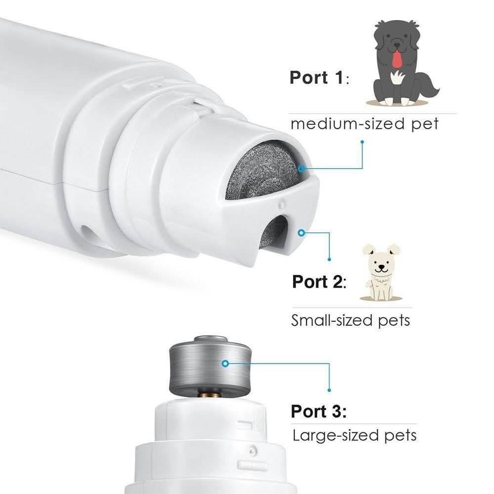 Pro Pet Dog Cat Nail Trimmer Grooming Tool Grinder Electric Clipper Kit Pet Supplies - DailySale