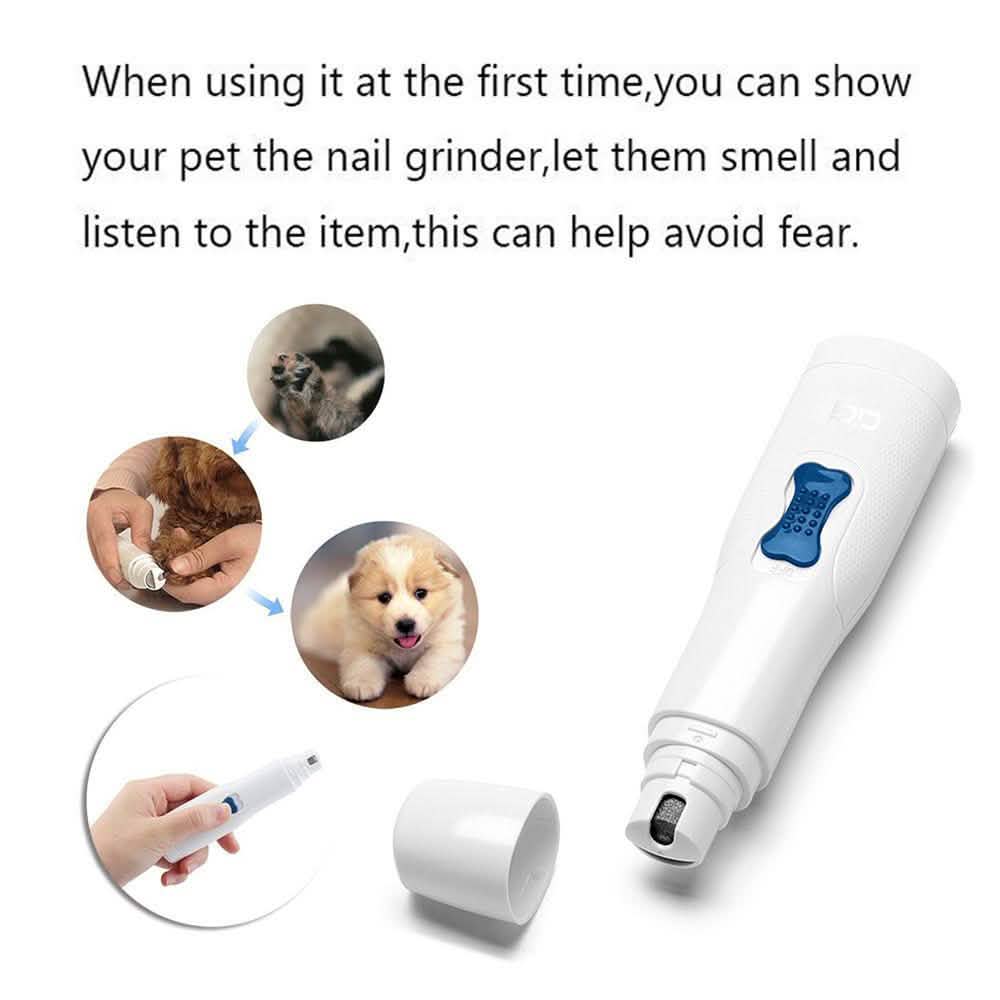 Pro Pet Dog Cat Nail Trimmer Grooming Tool Grinder Electric Clipper Kit Pet Supplies - DailySale