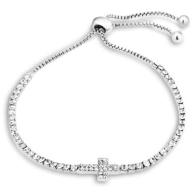 Cubic Zirconia Charm Bracelet - Assorted Sizes - DailySale, Inc