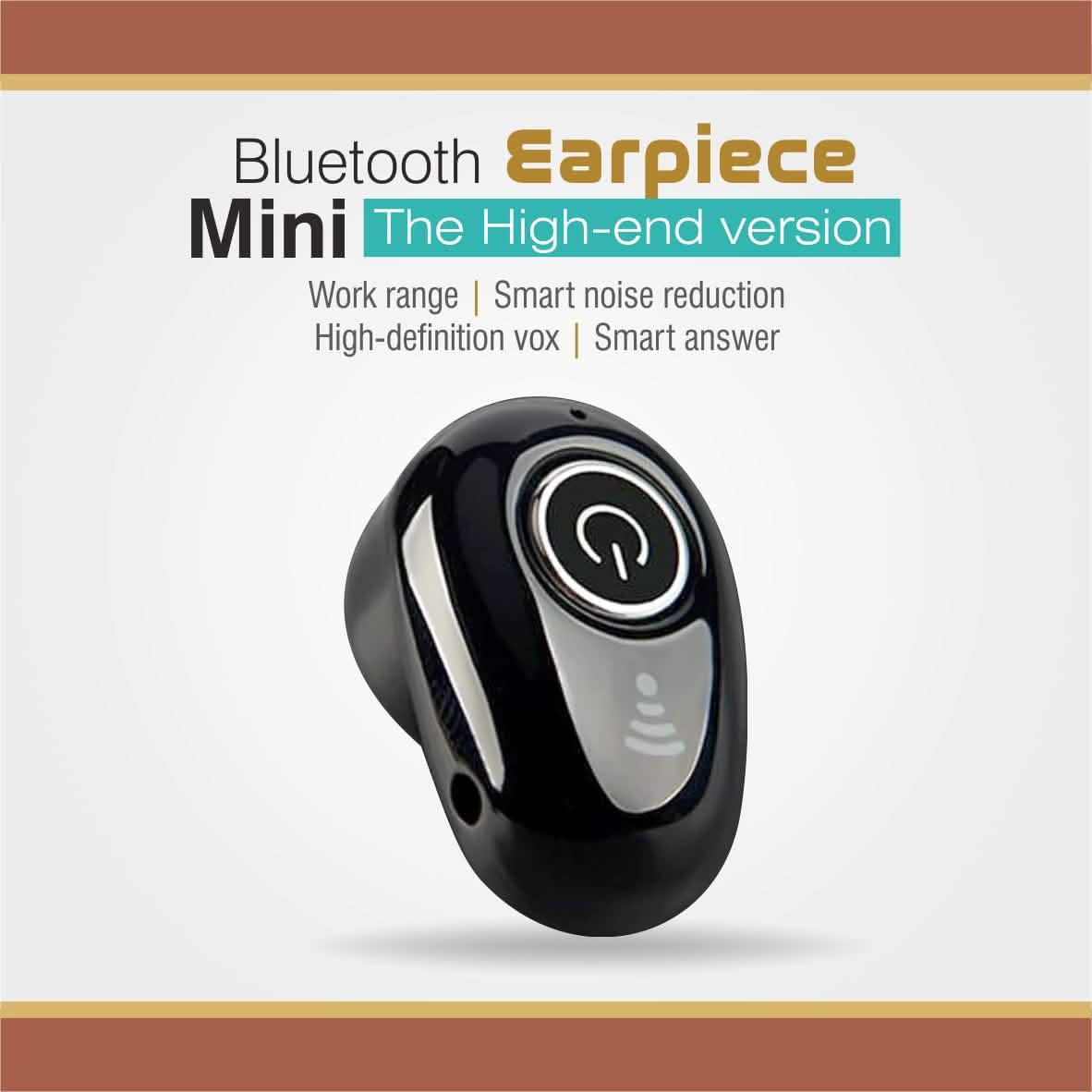 Professional Mini Invisible Wireless Bluetooth 10.0 Stereo In-Ear Earbud Phones & Accessories - DailySale