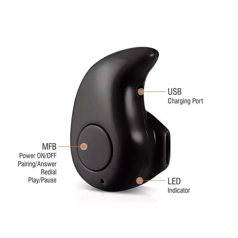 Professional Mini Invisible Wireless Bluetooth Earbud Phones & Accessories - DailySale