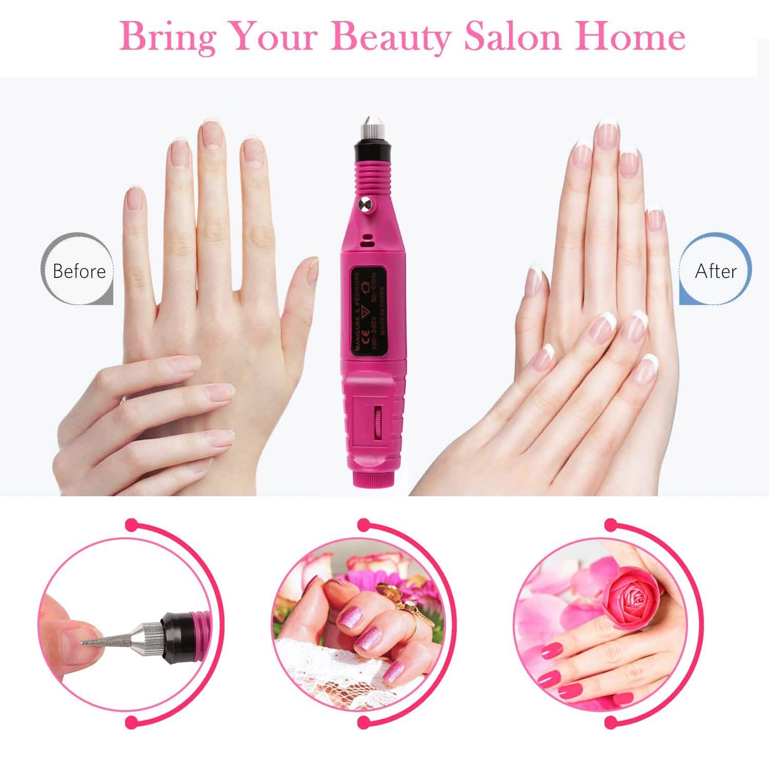 Professional Nail Art Drill Kit Beauty & Personal Care - DailySale