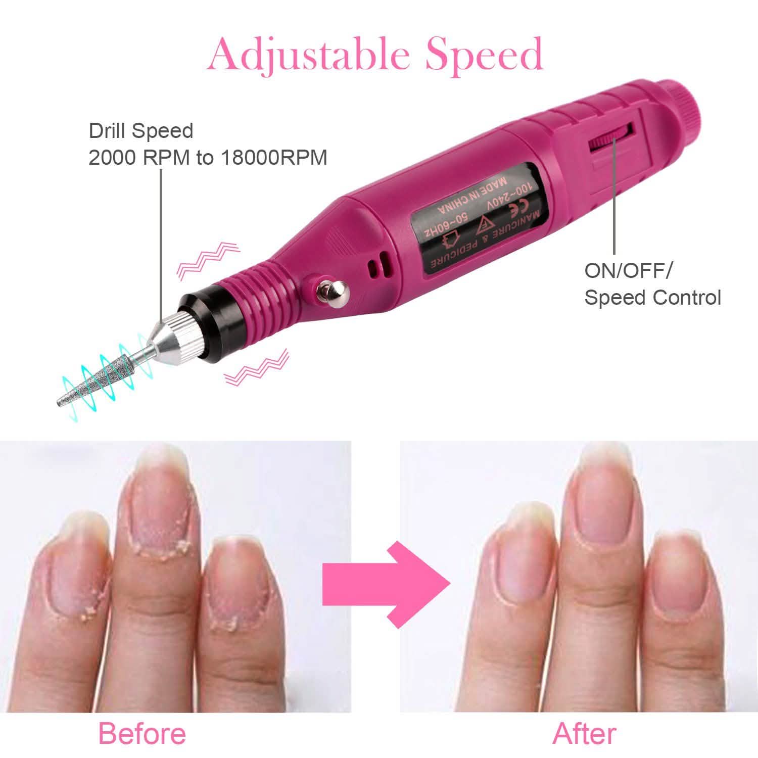 Professional Nail Art Drill Kit Beauty & Personal Care - DailySale
