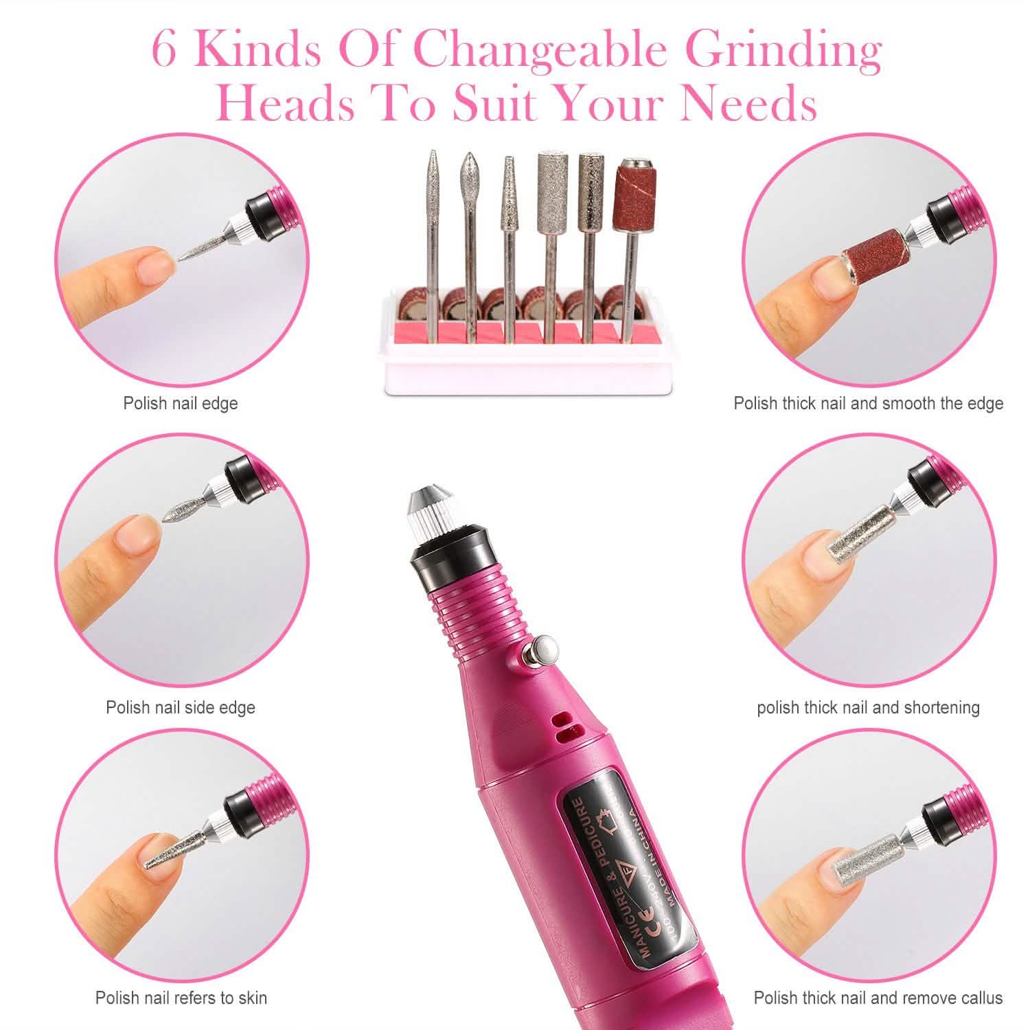 Professional Nail Art Drill Kit Beauty & Personal Care - DailySale