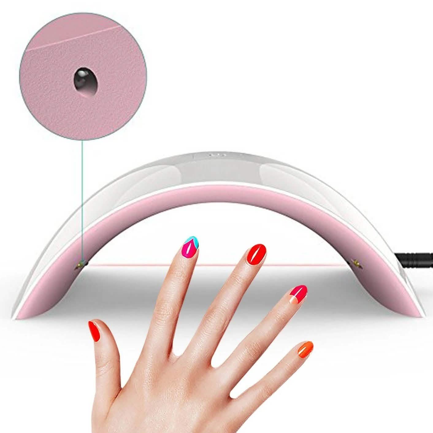 Professional Nail Lamp UV LED Light Gel Polish Dryer Beauty & Personal Care - DailySale