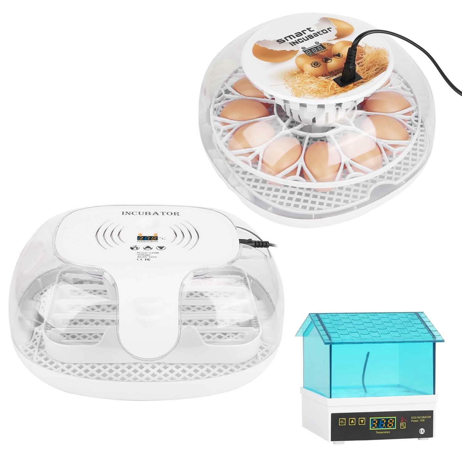 Professional Poultry Hatcher with Digital Display Automatic Temperature Humidity Kitchen Appliances - DailySale