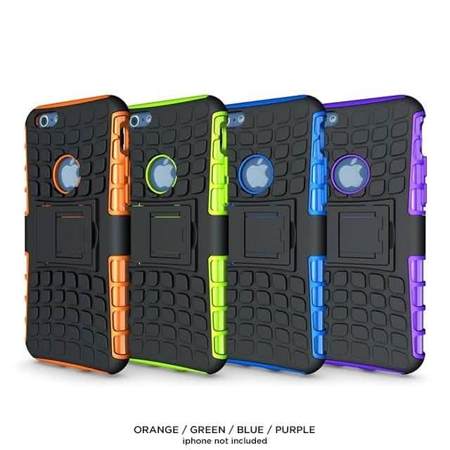 Protective Case with Stand for iPhone 6 or 6 Plus Phones & Accessories Green iPhone 6 Plus - DailySale