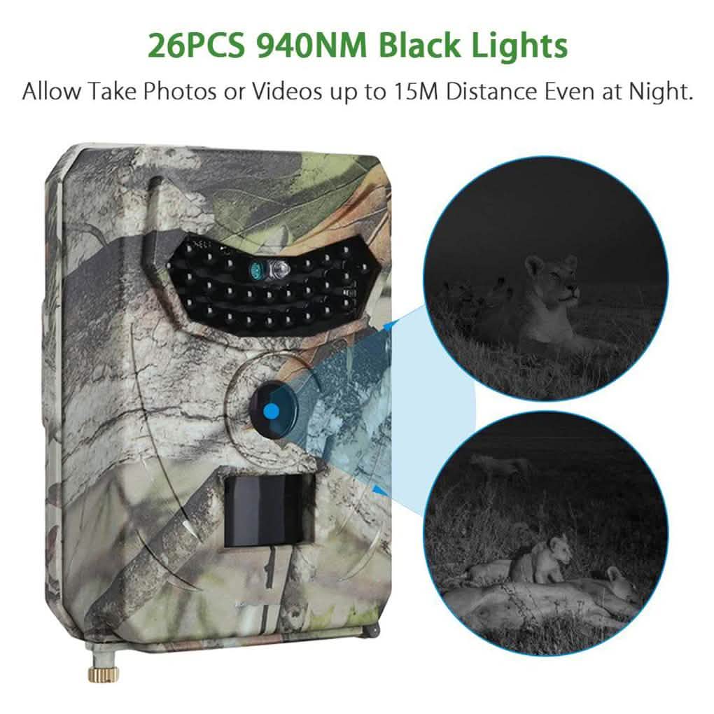 Protective Wildlife Camera Night Vision Trail IP65 Wireless Cameras & Surveillance - DailySale