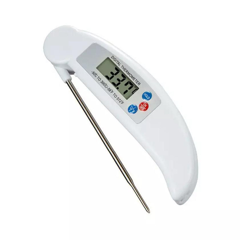 ProThermo Instant-Read Stainless Steel Digital Meat and Poultry Thermometer Kitchen & Dining White - DailySale