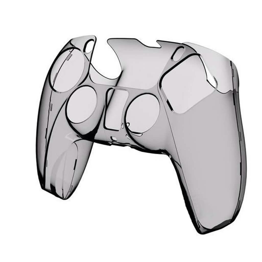 PS5 Clear Controller Case Video Games & Consoles Black - DailySale