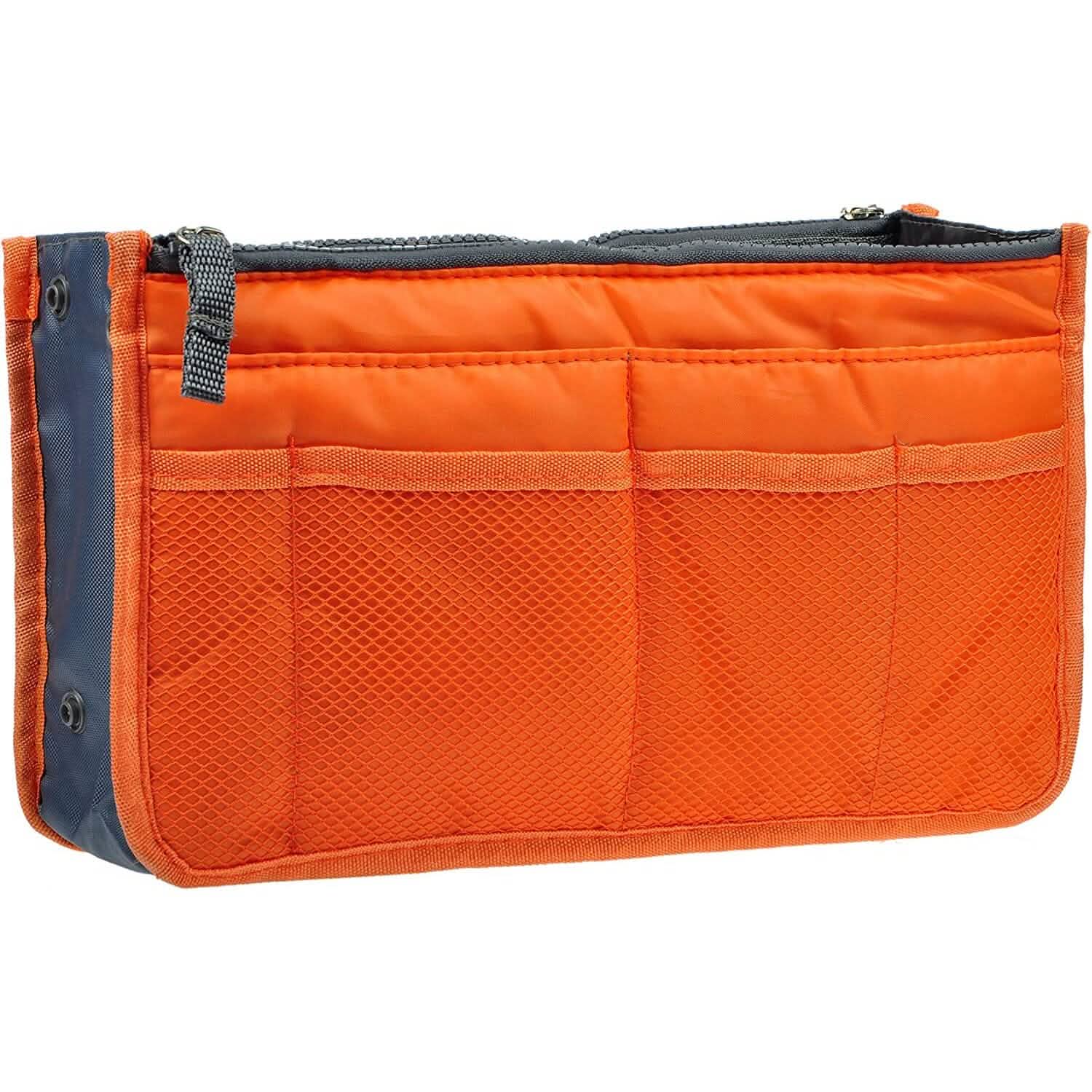 Purse Insert Storage Bag, Versatile Travel Organizer Bag Insert Cosmetic Bag With Multi-Pockets Bags & Travel Orange - DailySale