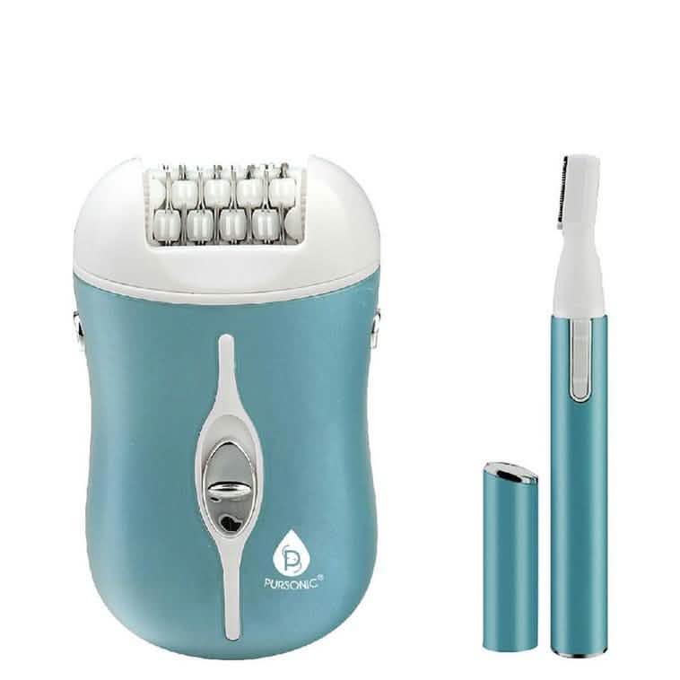 Pursonic 2-Speed Rechargeable Epilator & Hairline Trimmer Kit Beauty & Personal Care - DailySale