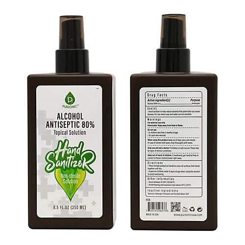 Pursonic 8oz Moisturizing Hand Sanitizer Face Masks & PPE - DailySale