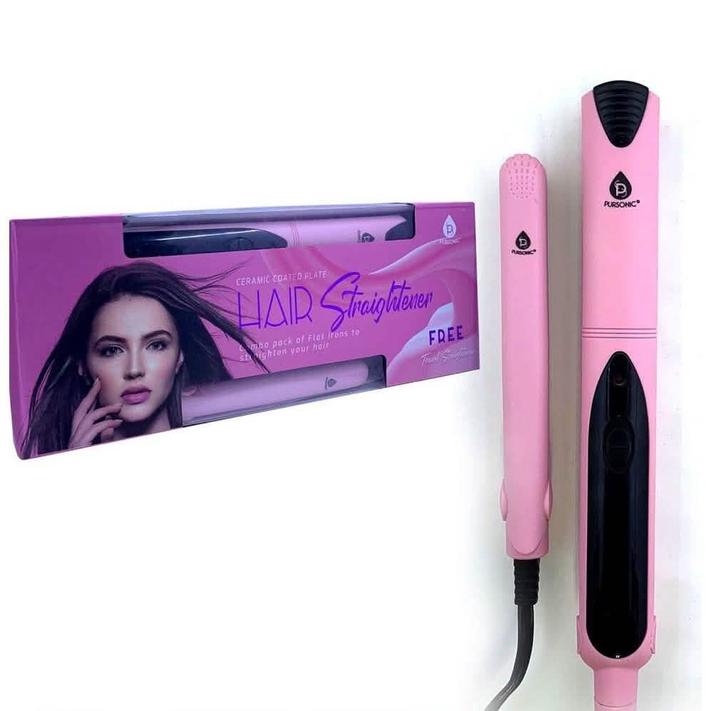 Pursonic Dual Pack Hair Straightener Beauty & Personal Care - DailySale