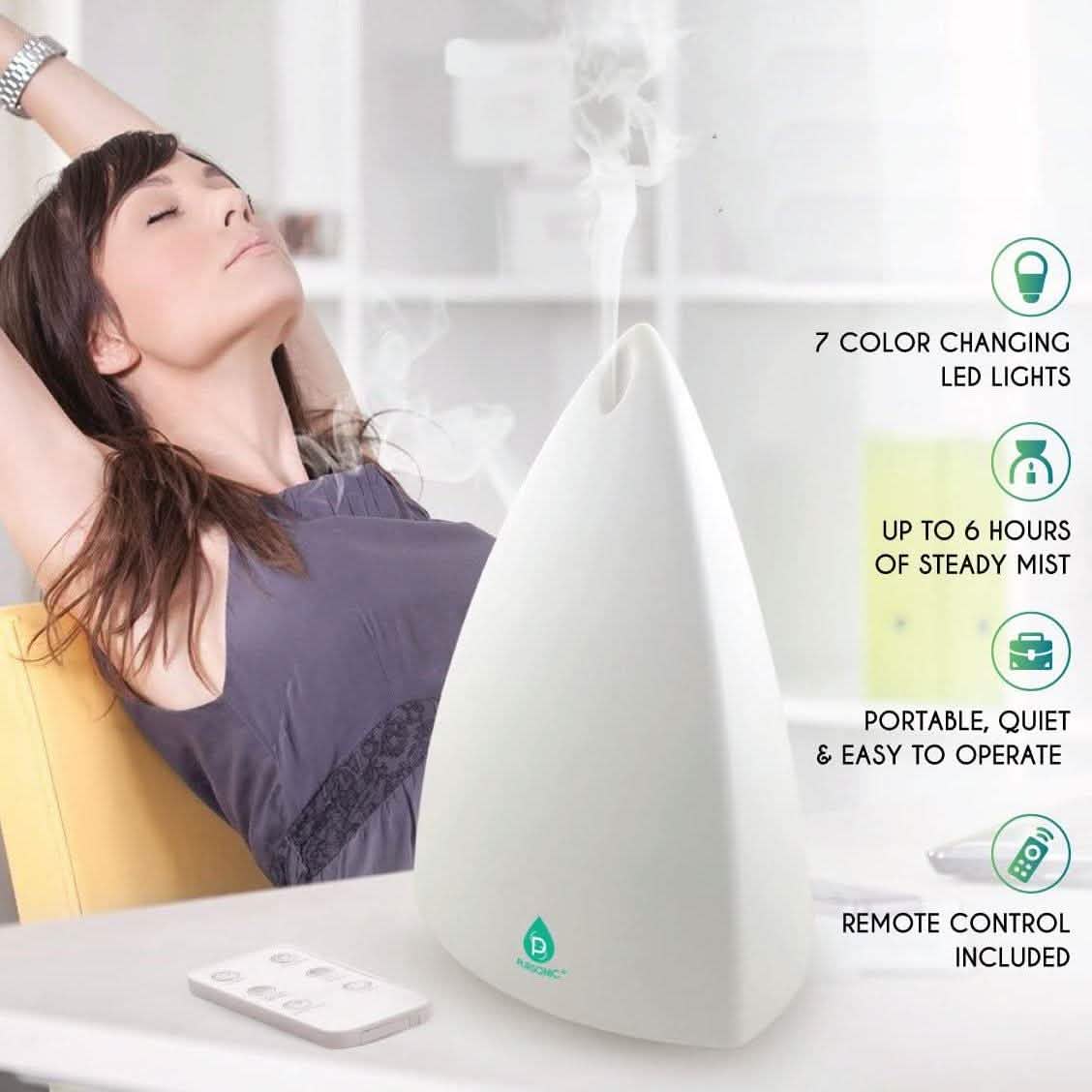 Pursonic Essential Oil Aroma Diffuser Wellness & Fitness - DailySale