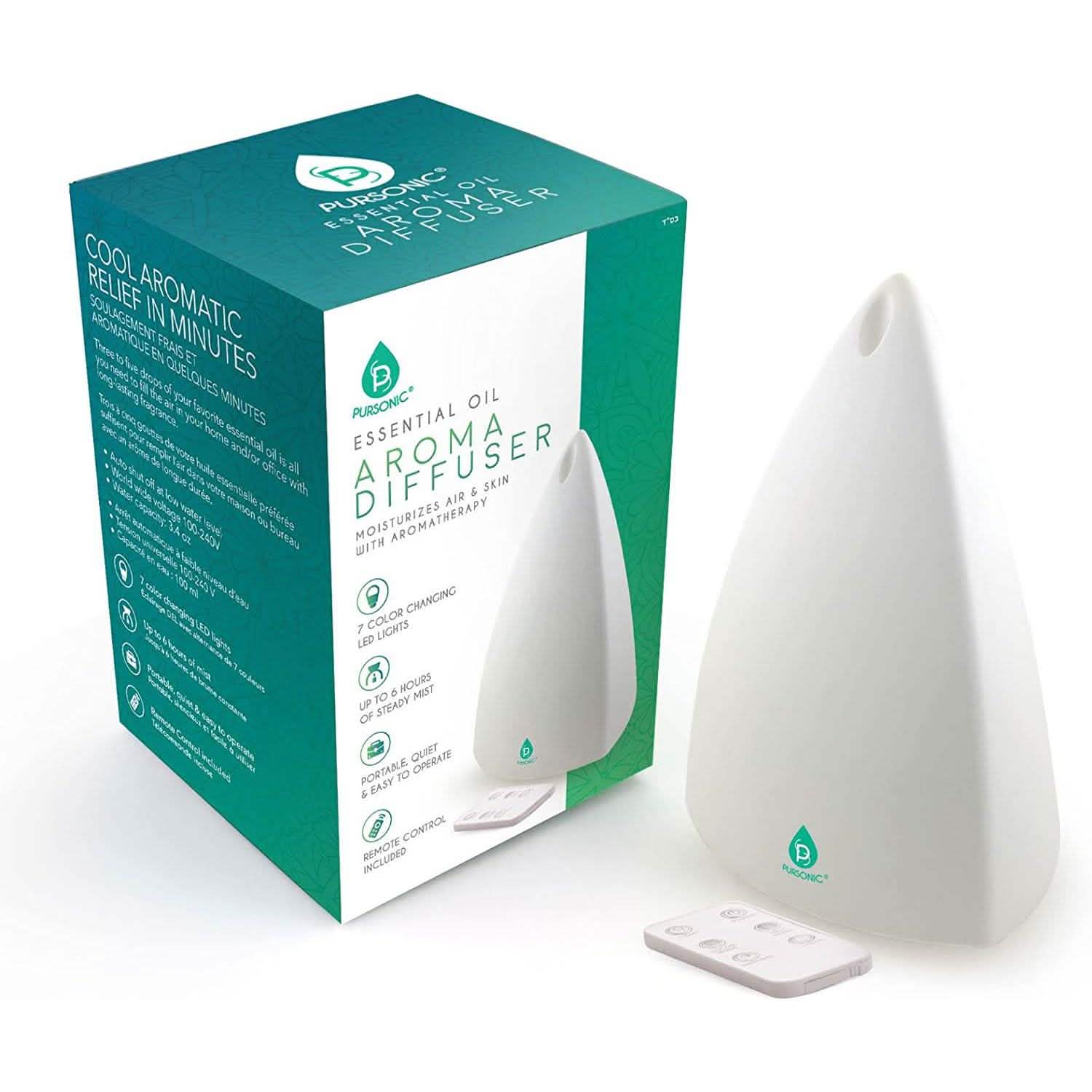 Pursonic Essential Oil Aroma Diffuser Wellness & Fitness - DailySale