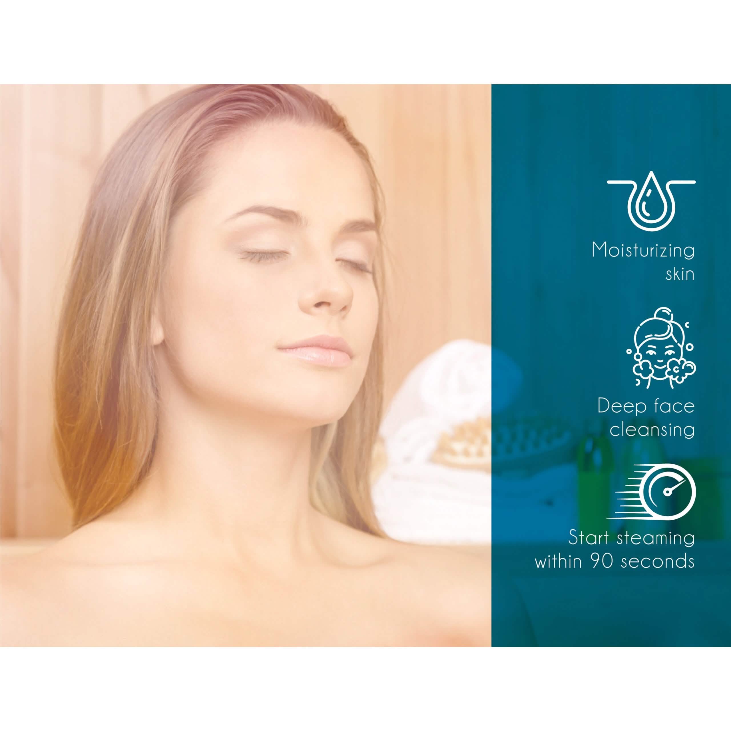 Pursonic Facial Steamer Hot Mist Moisturizing Spa Beauty & Personal Care - DailySale