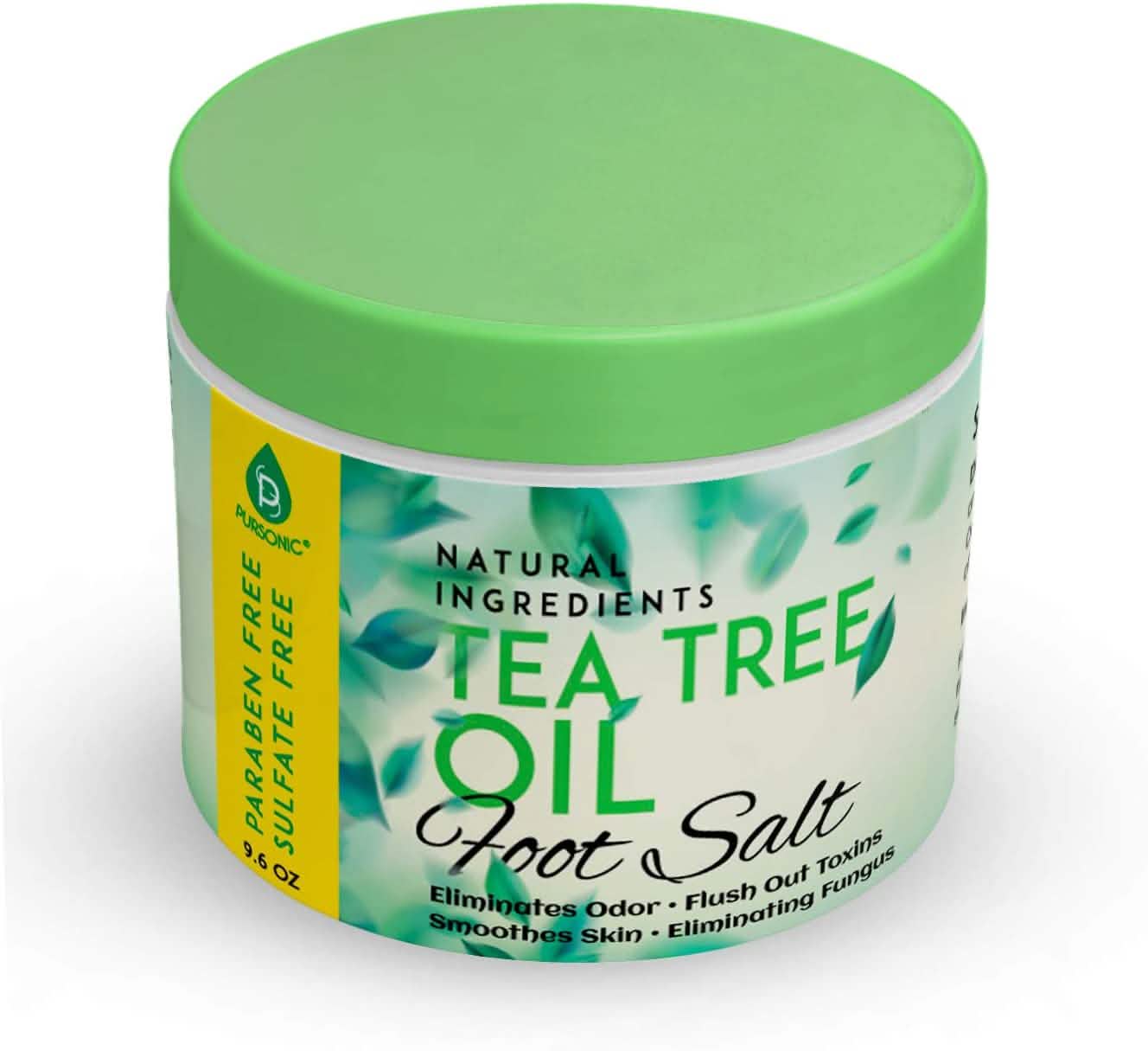 Pursonic Foot Spa Massager with Vibrating Bubbles & Tea Tree Oil Foot Salt Scrub with Epsom Salt Beauty & Personal Care - DailySale