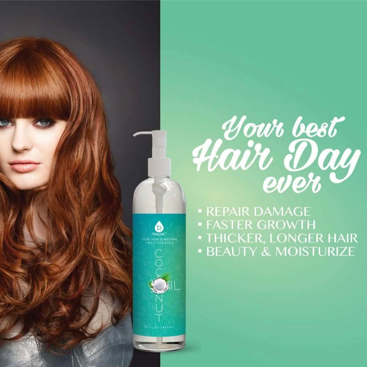 Pursonic Handheld Massager and Pursonic 100% Pure Fractionated Coconut Oil Wellness & Fitness - DailySale