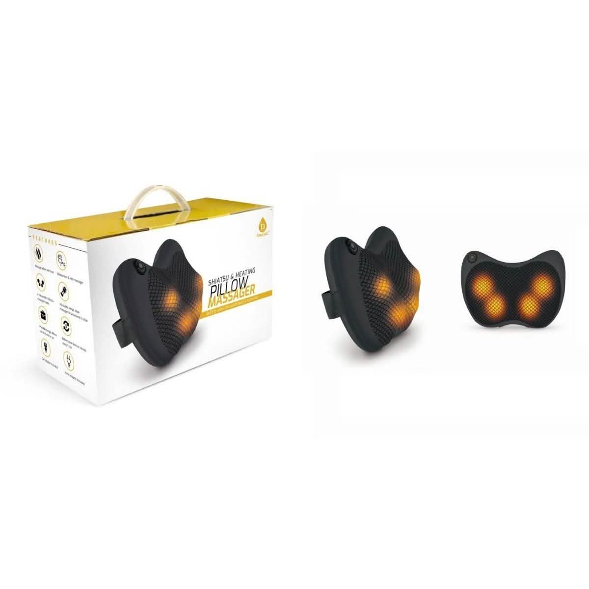 Pursonic Heating Shiatsu Back and Neck Massager Wellness & Fitness - DailySale