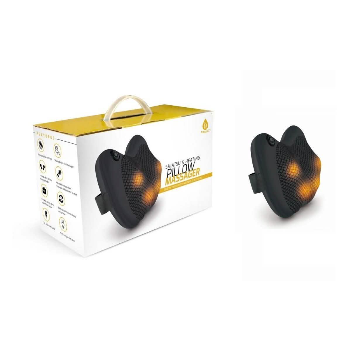 Pursonic Heating Shiatsu Back and Neck Massager Wellness & Fitness - DailySale