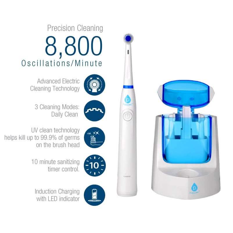 Pursonic RET200 Electric Toothbrush - 12 Brush Heads included Beauty & Personal Care - DailySale