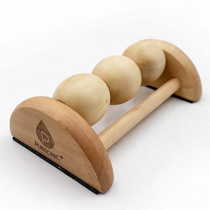 Pursonic Wooden Massage Roller Wellness & Fitness - DailySale