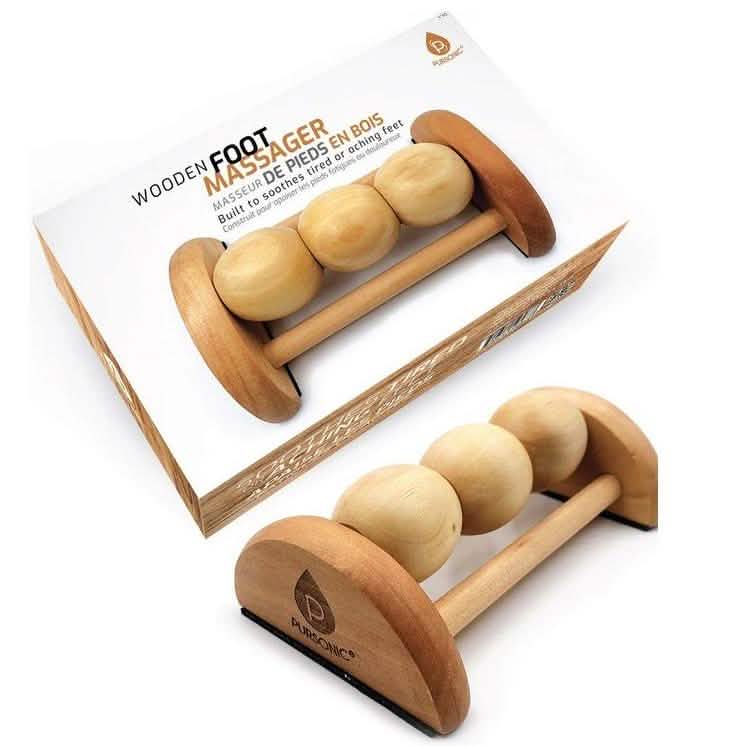 Pursonic Wooden Massage Roller Wellness & Fitness - DailySale
