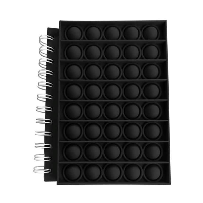 Push Pop Anti-Stress Notebook Toys & Games Black - DailySale