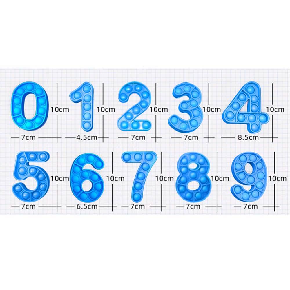 Push Pop Anti-Stress Numbers Toys & Games - DailySale