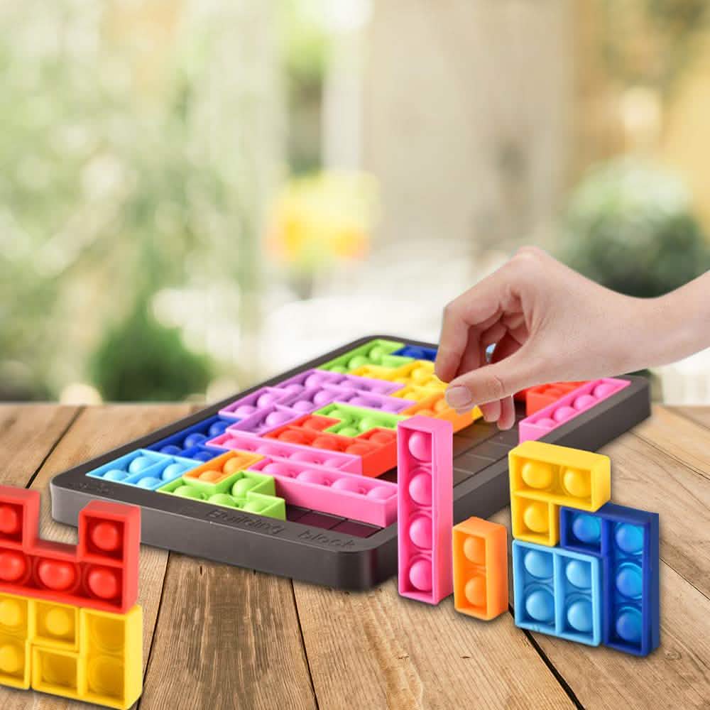 Push POP Anti-Stress Tetris Game Toys & Games - DailySale
