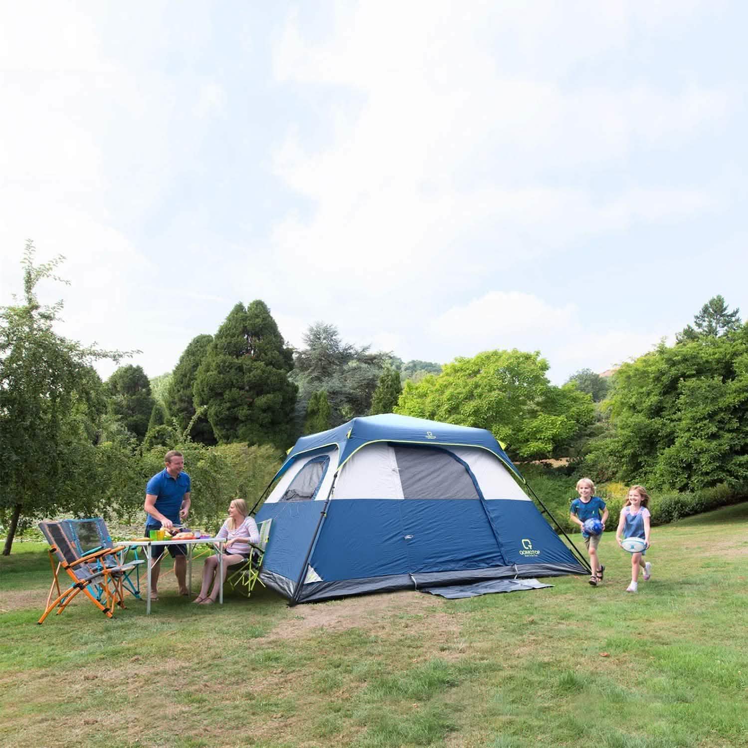 QOMOTOP 6 Person 60 Seconds Set Up Camping Tent Sports & Outdoors - DailySale