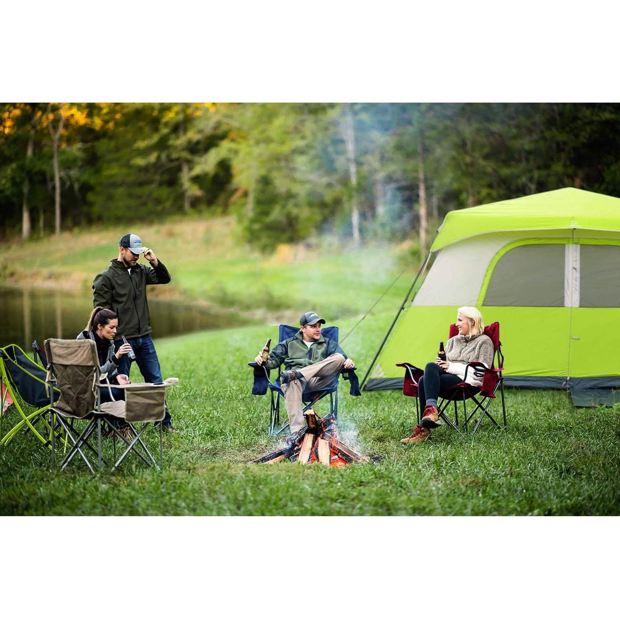 QOMOTOP 8 Person Camping Tent, 60 Seconds Set up Waterproof Tent Sports & Outdoors - DailySale