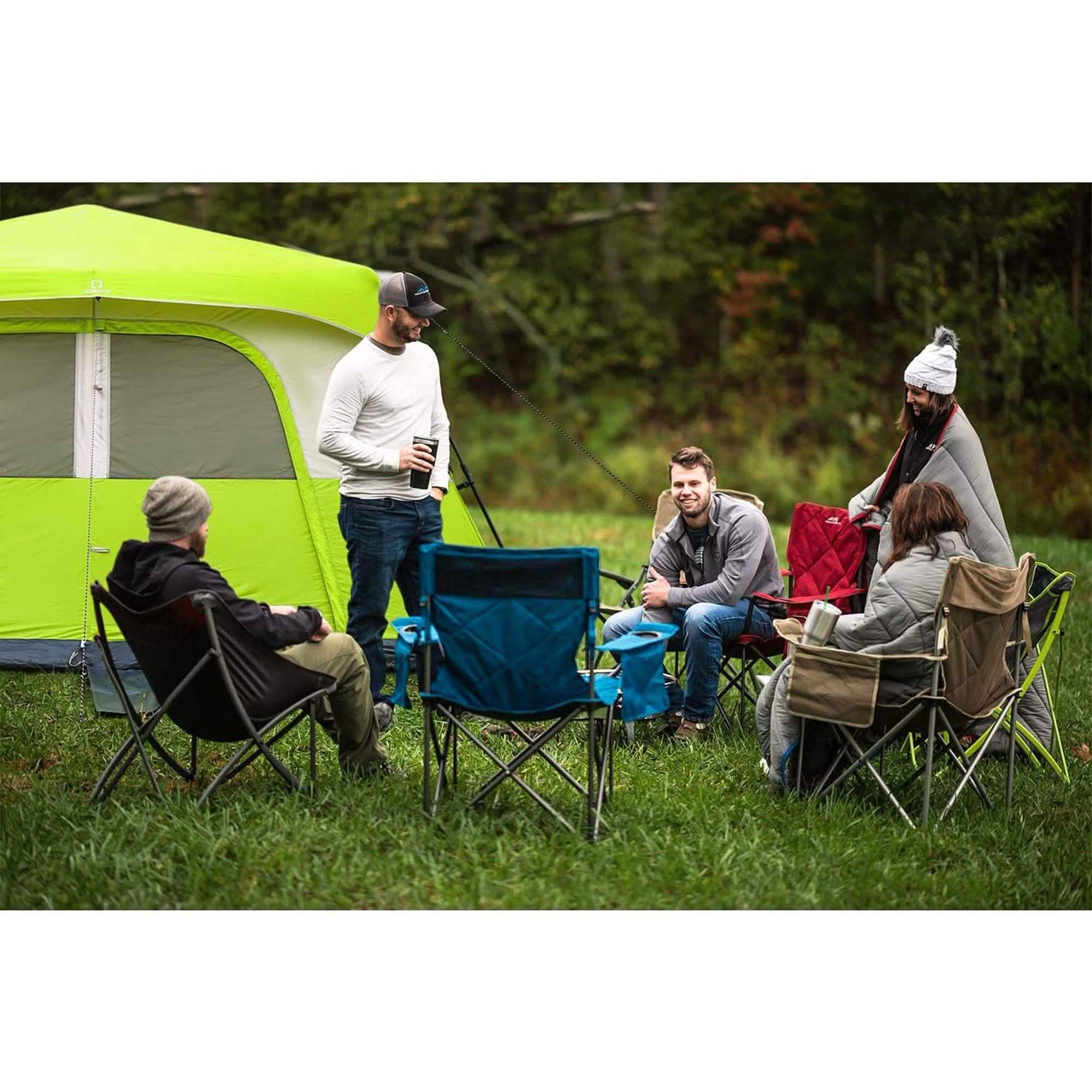 QOMOTOP 8 Person Camping Tent, 60 Seconds Set up Waterproof Tent Sports & Outdoors - DailySale