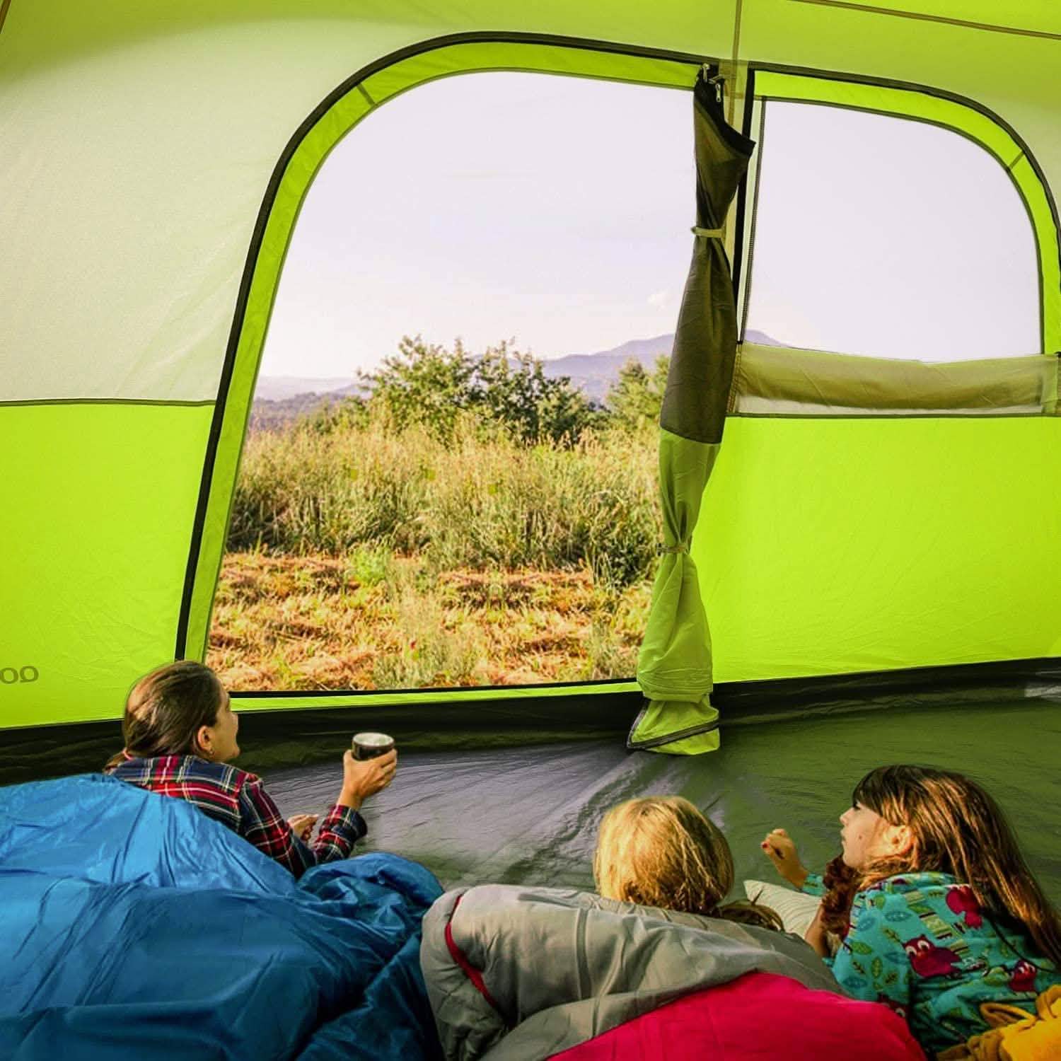 QOMOTOP 8 Person Camping Tent, 60 Seconds Set up Waterproof Tent Sports & Outdoors - DailySale