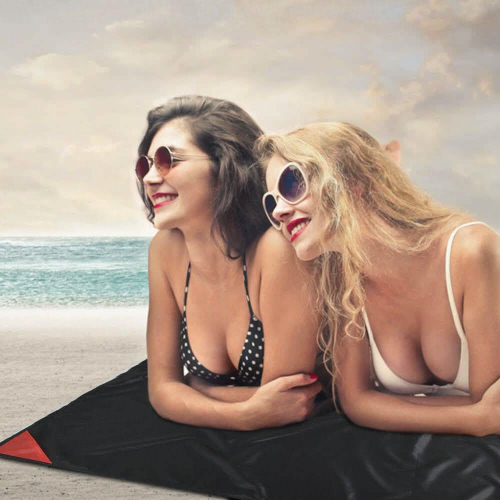 Quick Drying Mat Waterproof Picnic Sheet Beach Blanket Pocket Sand Pad Sports & Outdoors - DailySale