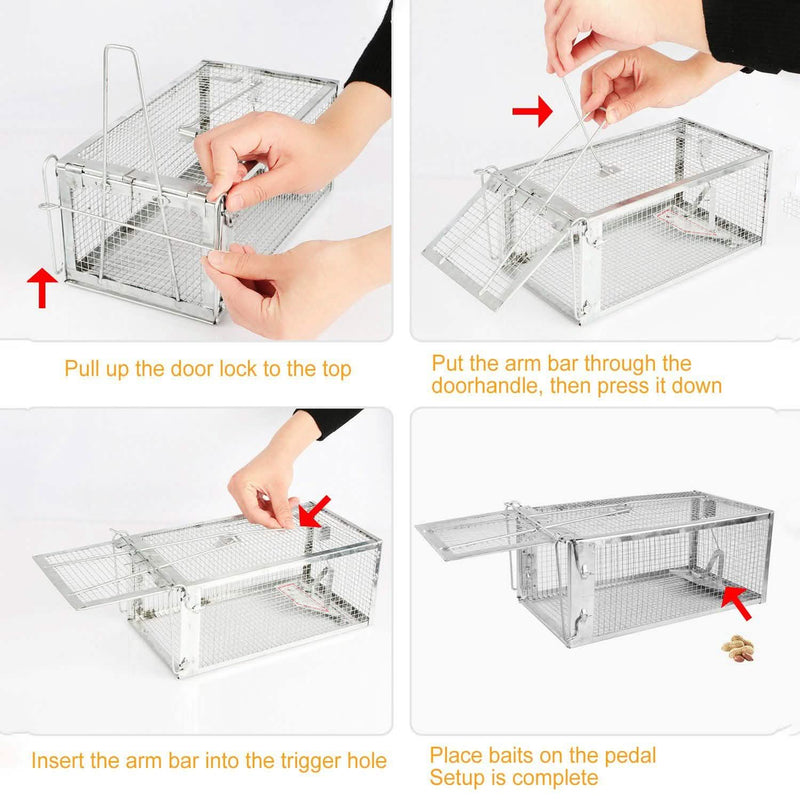 Rat Trap Cage Humane Live Rodent Pest Control - DailySale