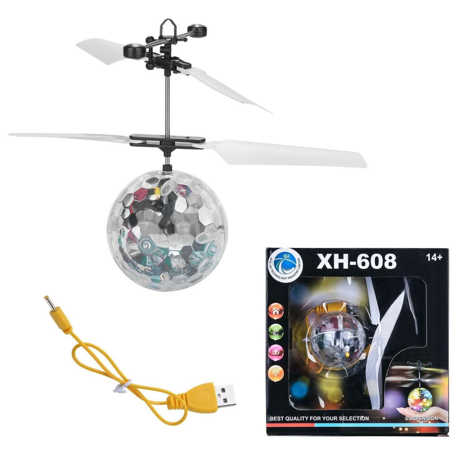 RC Flying LED Ball Helicopter Drone Toys & Hobbies - DailySale