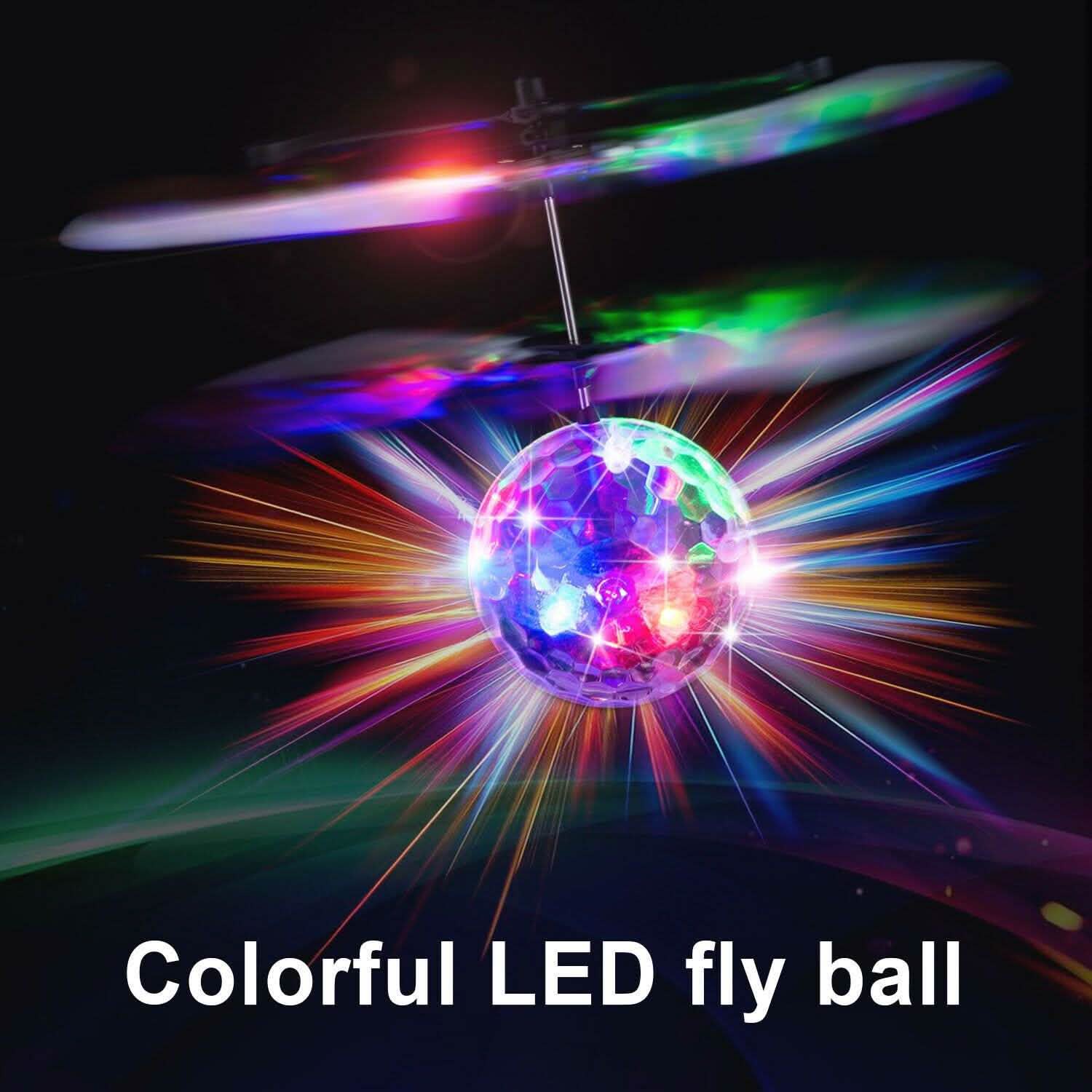RC Flying LED Ball Helicopter Drone Toys & Hobbies - DailySale