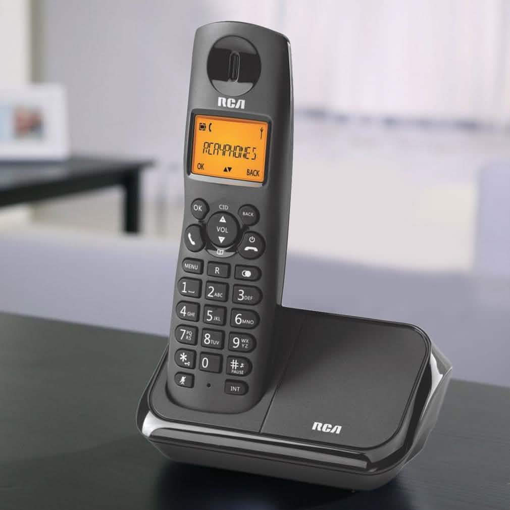 RCA DECT 6.0 Black Cordless Phone Gadgets & Accessories - DailySale