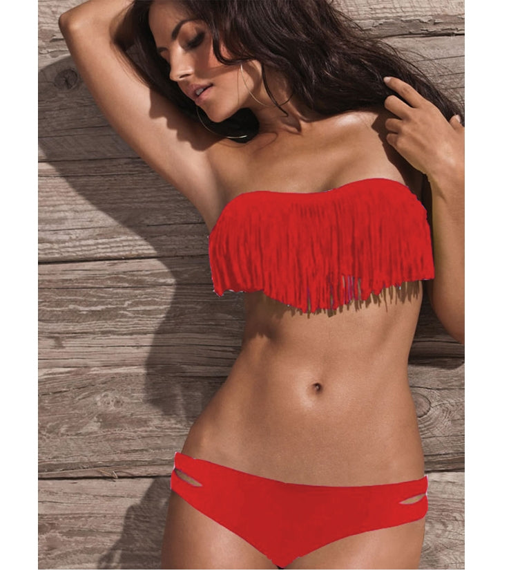 2-Piece: Fashion Fringe Bikini Swimwear - DailySale, Inc