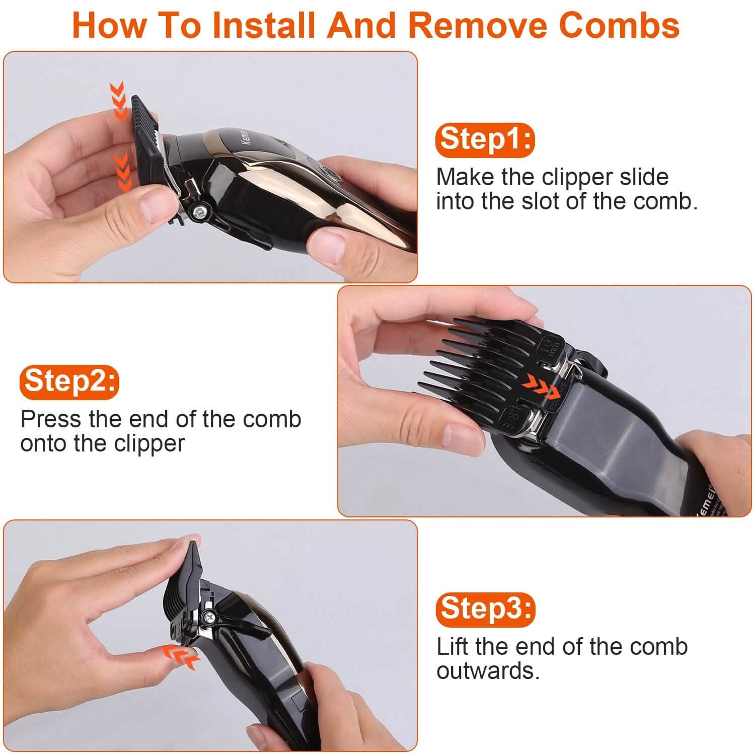 Rechargeable Electric Hair Clipper Men's Grooming - DailySale
