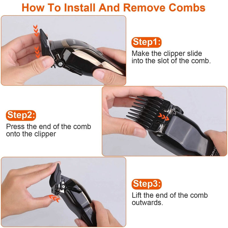 Rechargeable Electric Hair Clipper Men's Grooming - DailySale