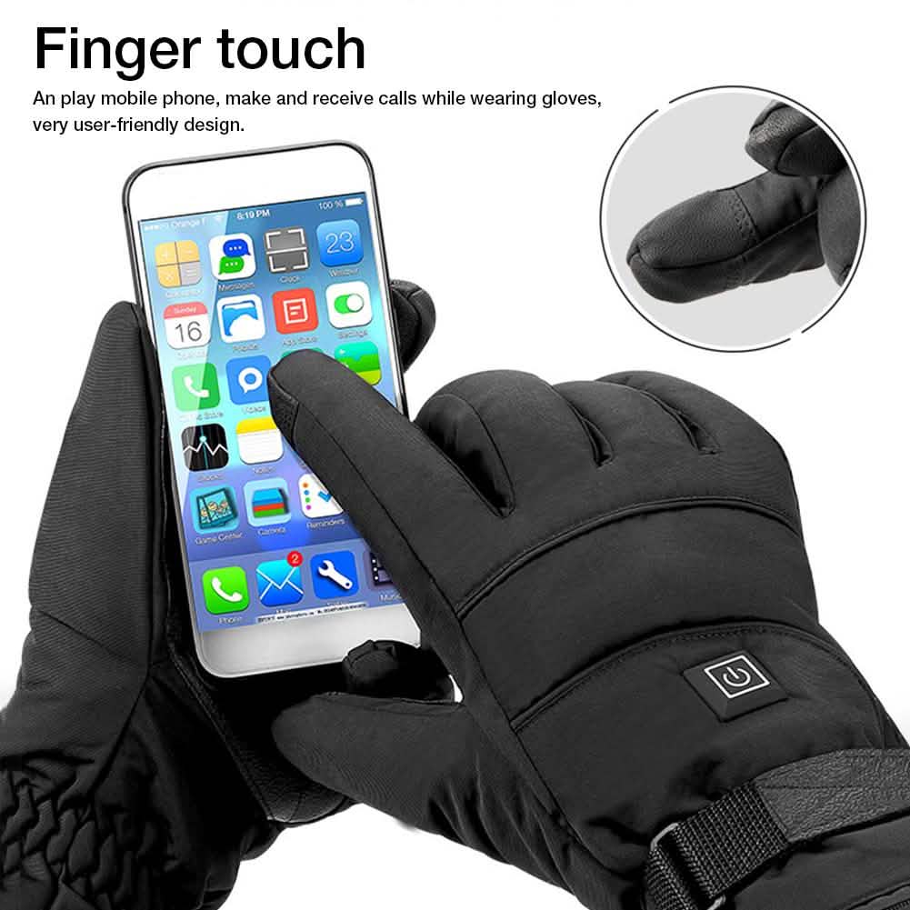 Rechargeable Heated Touch Screen Gloves Sports & Outdoors - DailySale