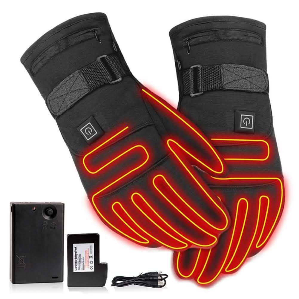 Rechargeable Heated Touch Screen Gloves Sports & Outdoors - DailySale